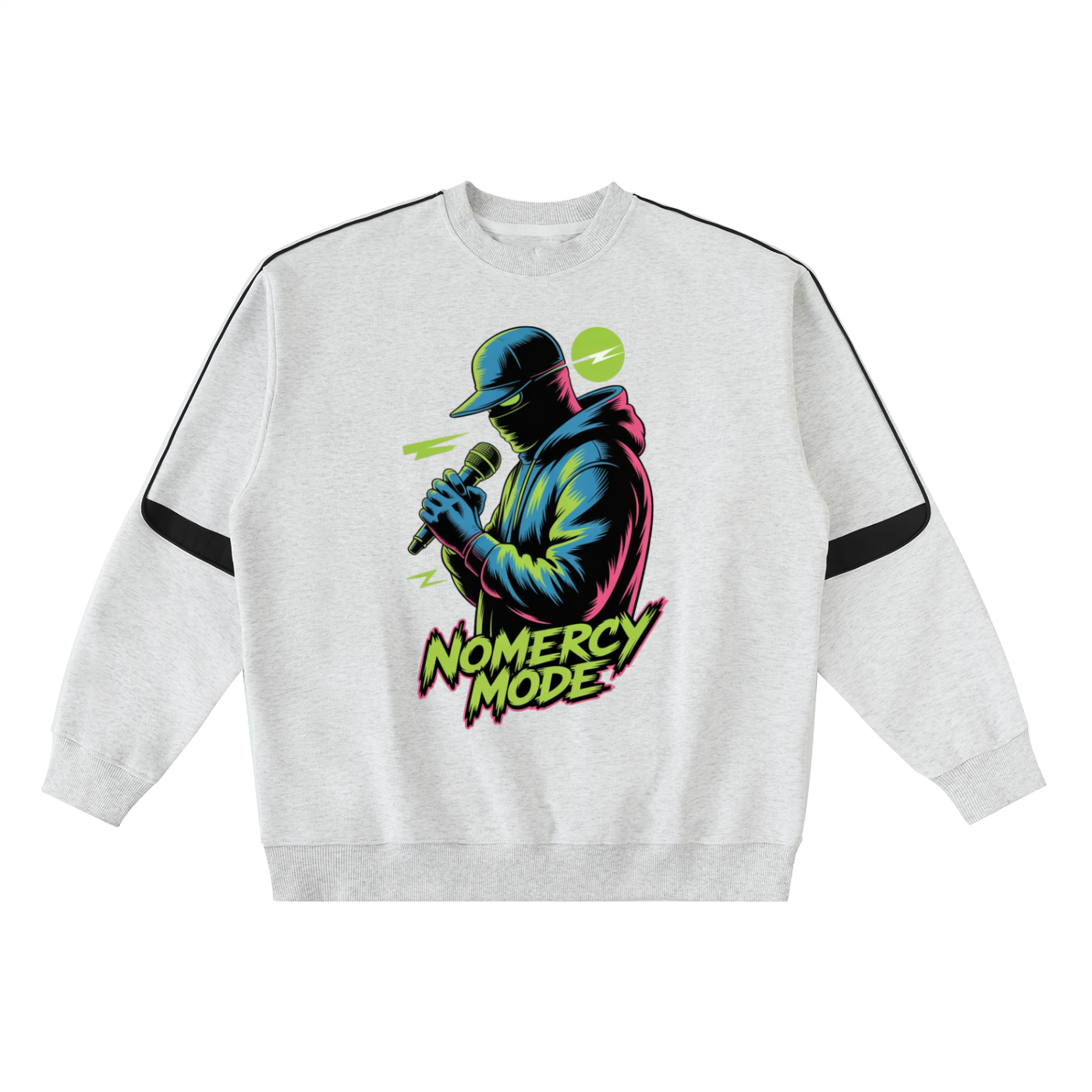No Mercy Mode Streetwear Sweatshirt – Unisex Loose Fit