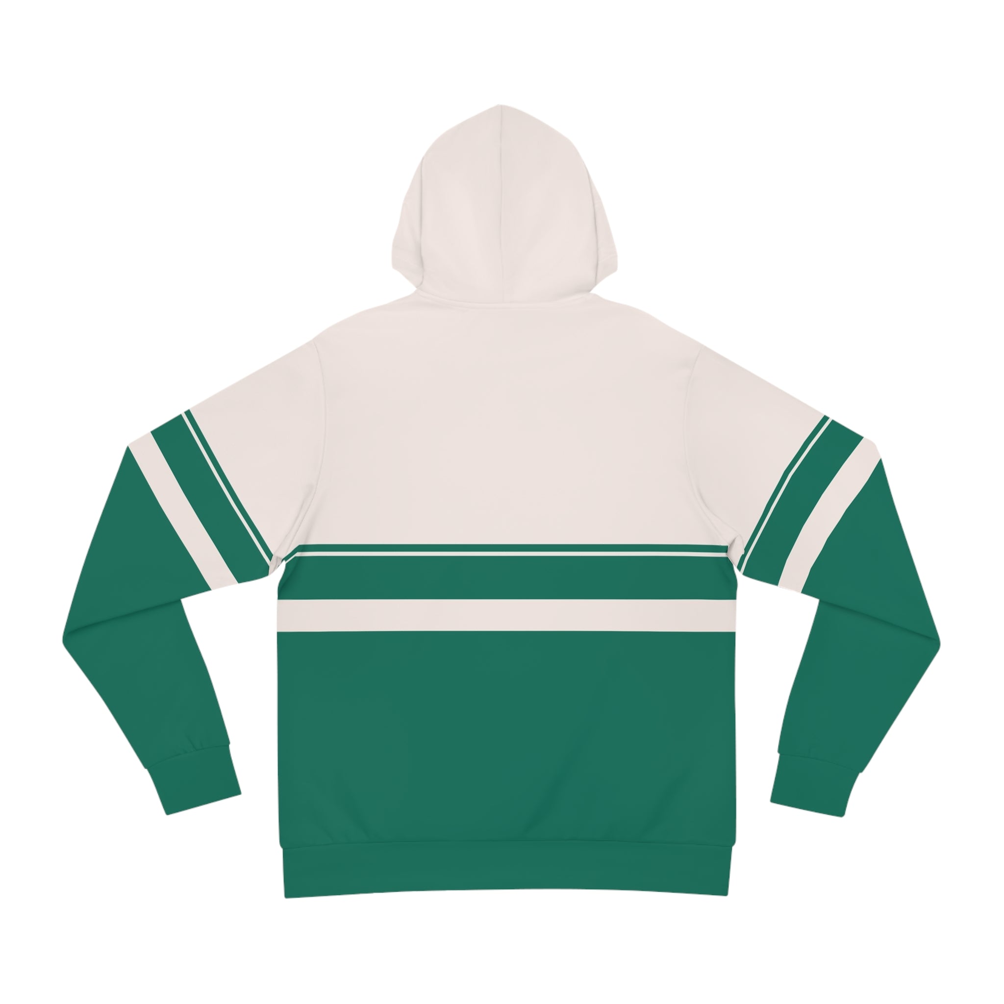 Beige and Green Fashion Hoodie