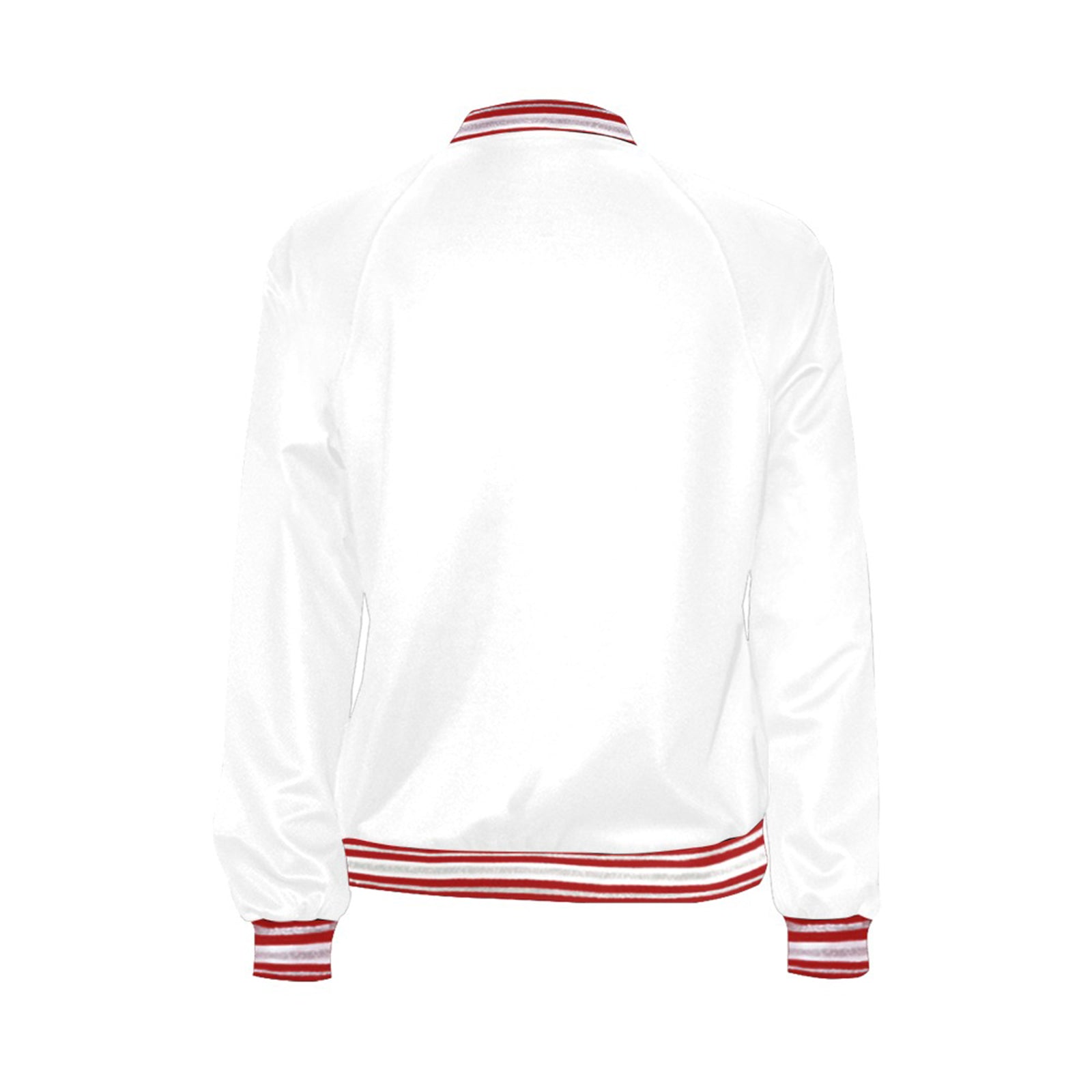 Women's Green Horizontal Stripes Jacket (Model H21)