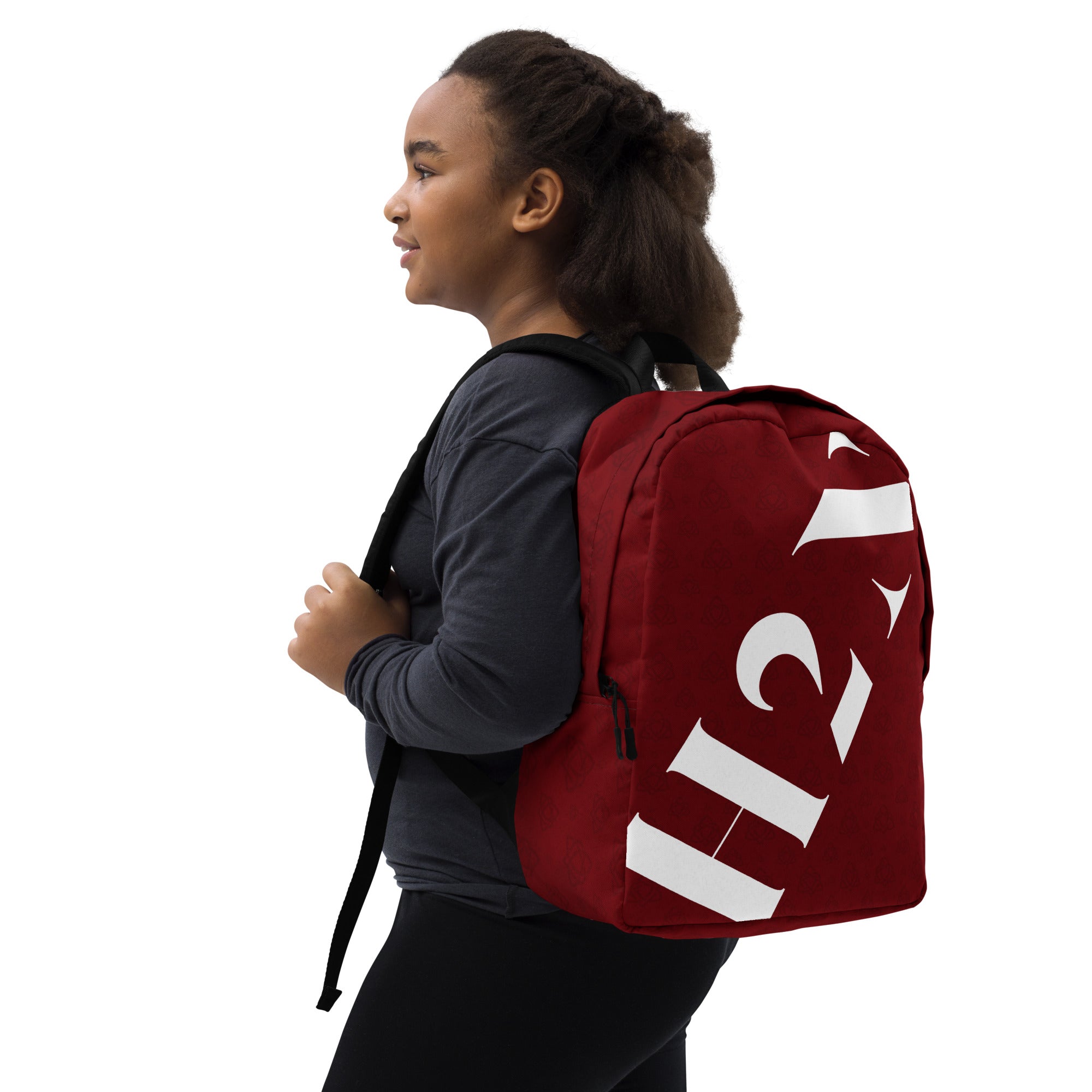 Red Minimalist Backpack