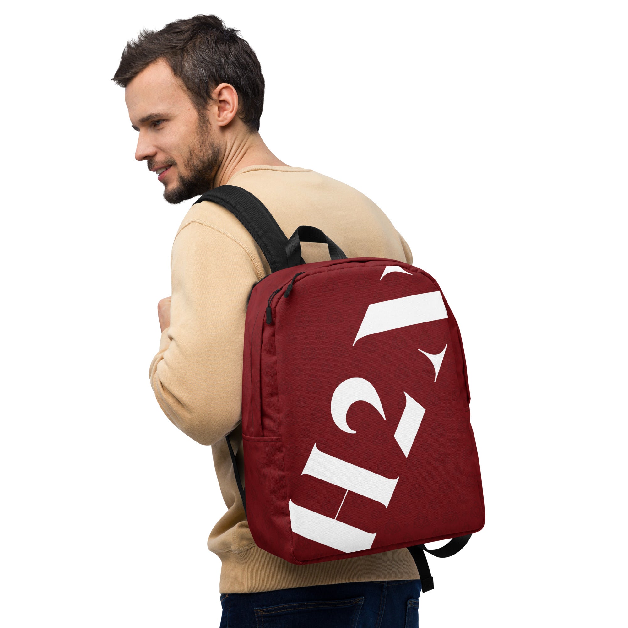 Red Minimalist Backpack