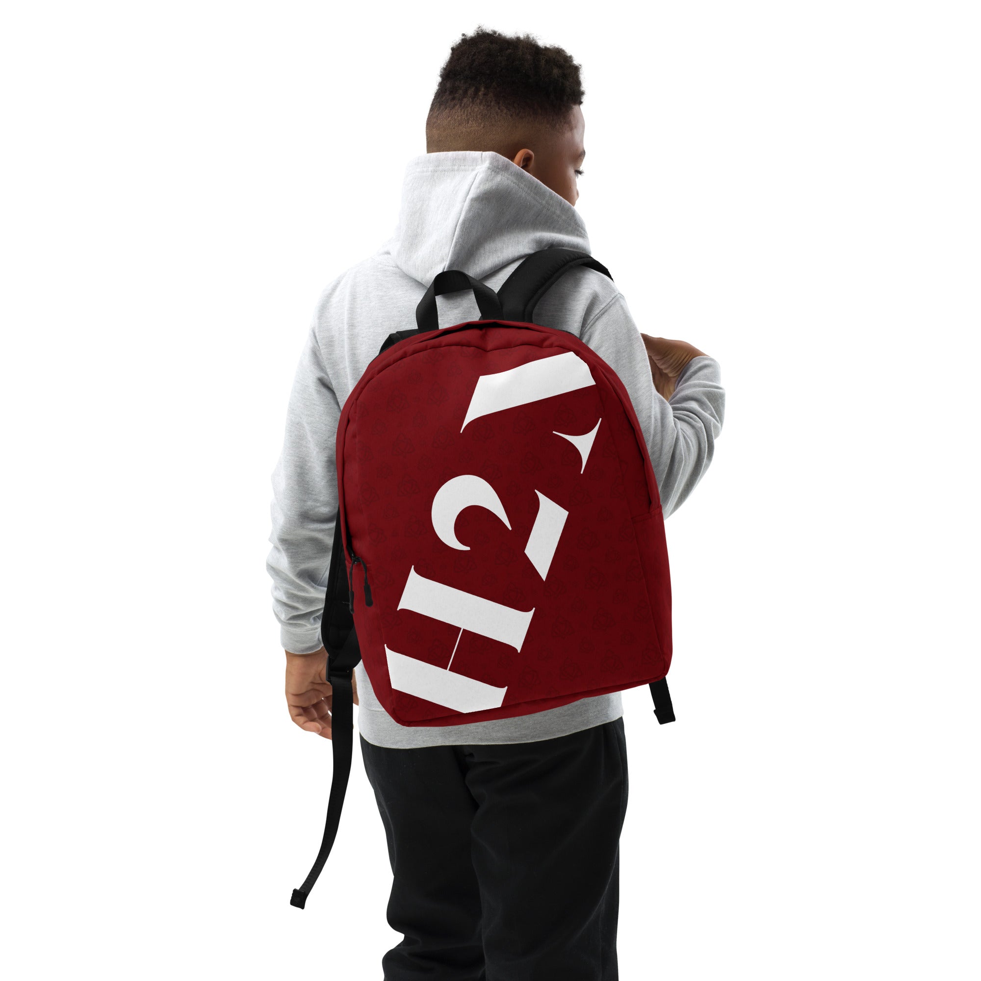 Red Minimalist Backpack