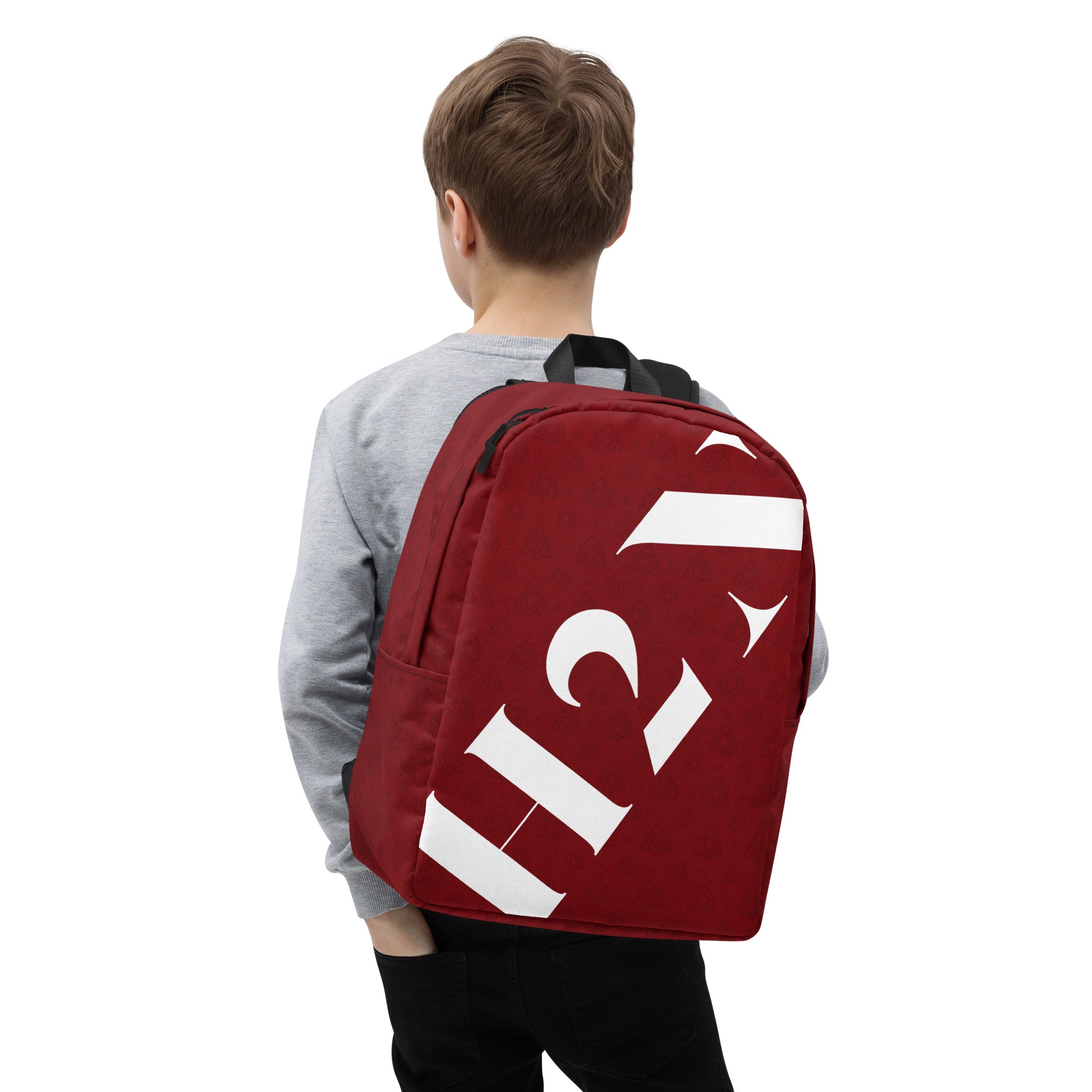 Red Minimalist Backpack