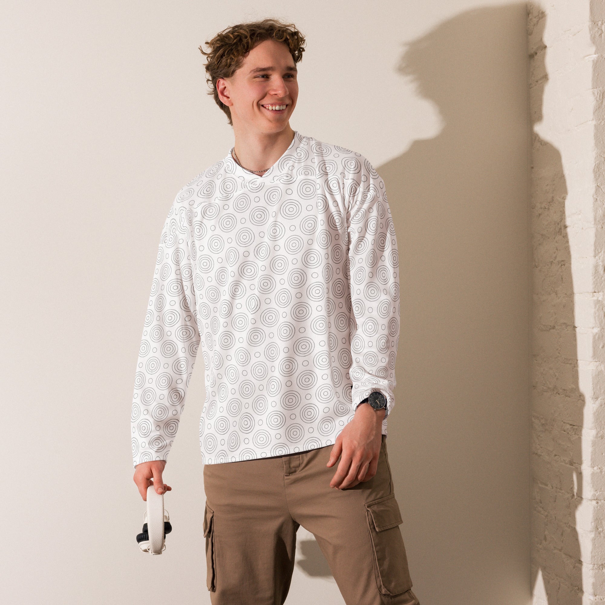 Men's Recycled hockey fan jersey