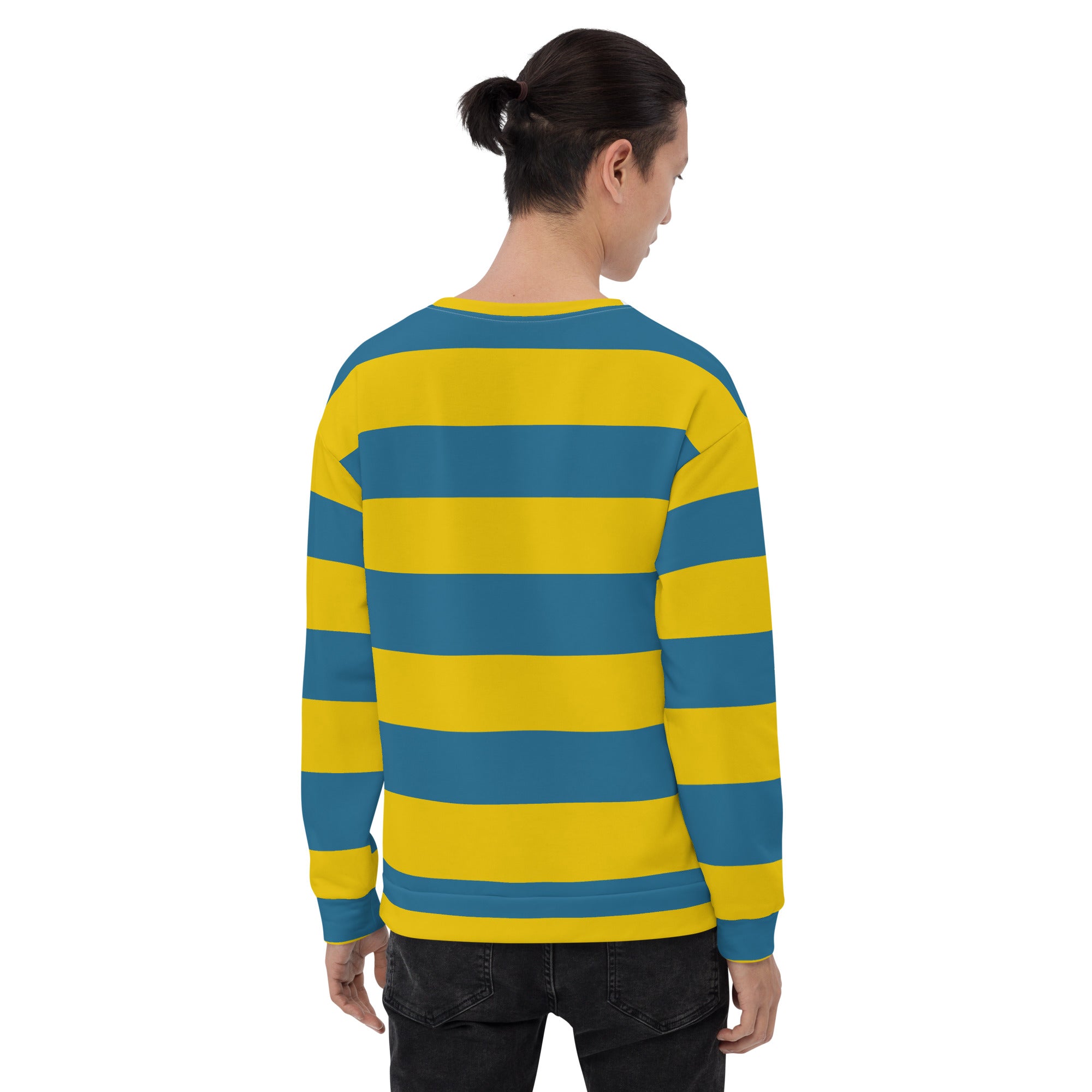 Blue and Yellow Sweatshirt