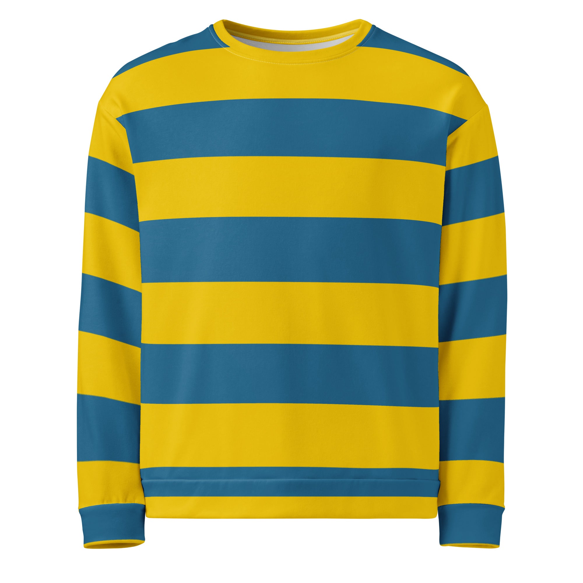 Blue and Yellow Sweatshirt