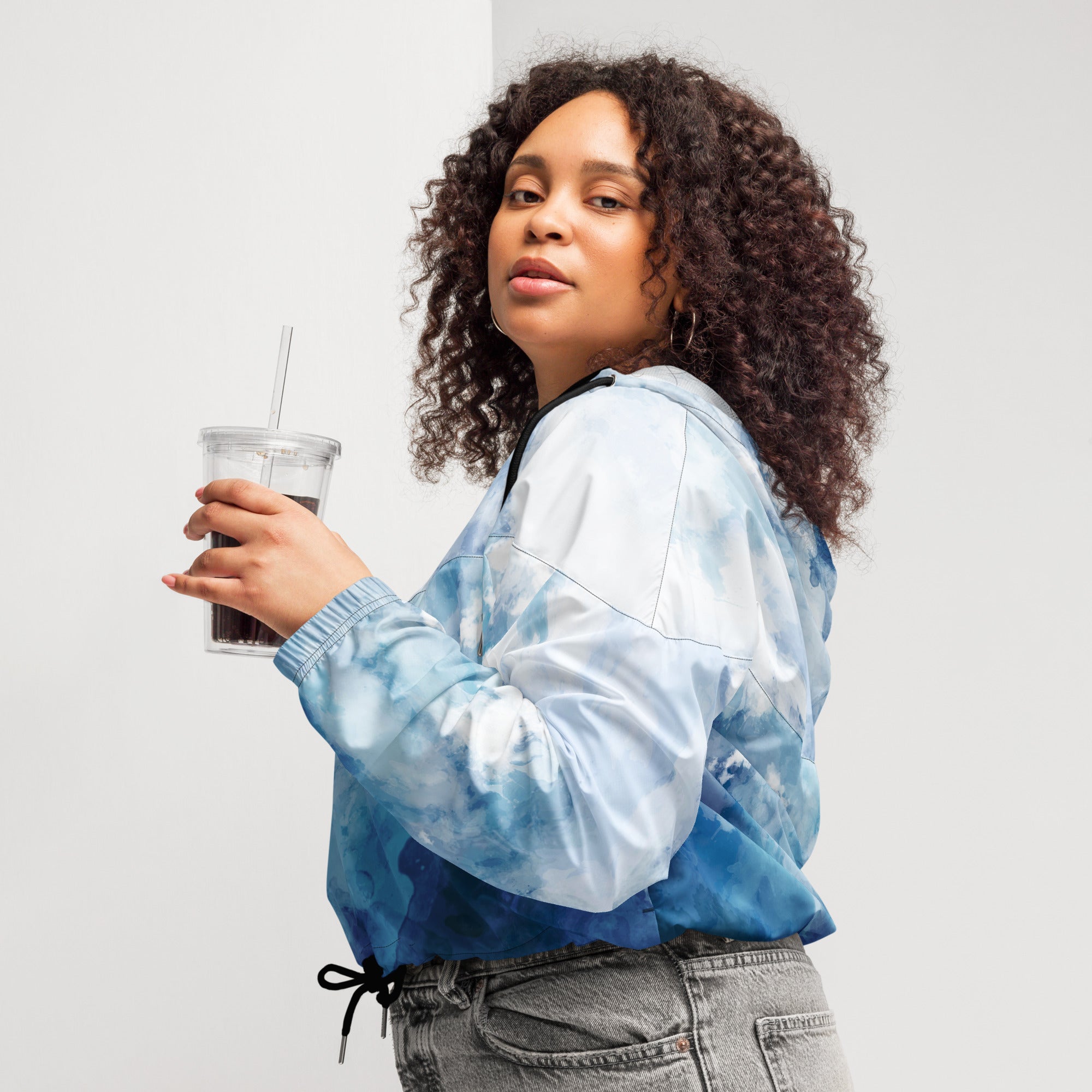 Women’s cropped windbreaker