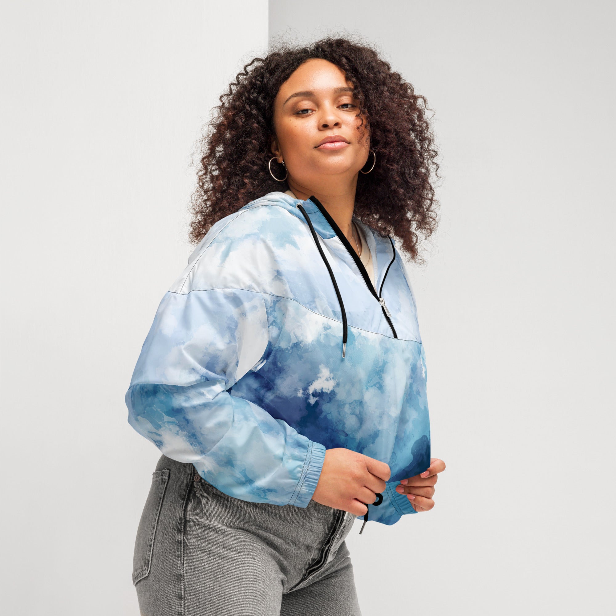 Women’s cropped windbreaker