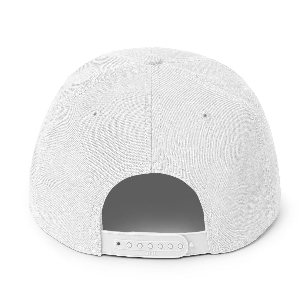 White Snapback Hat