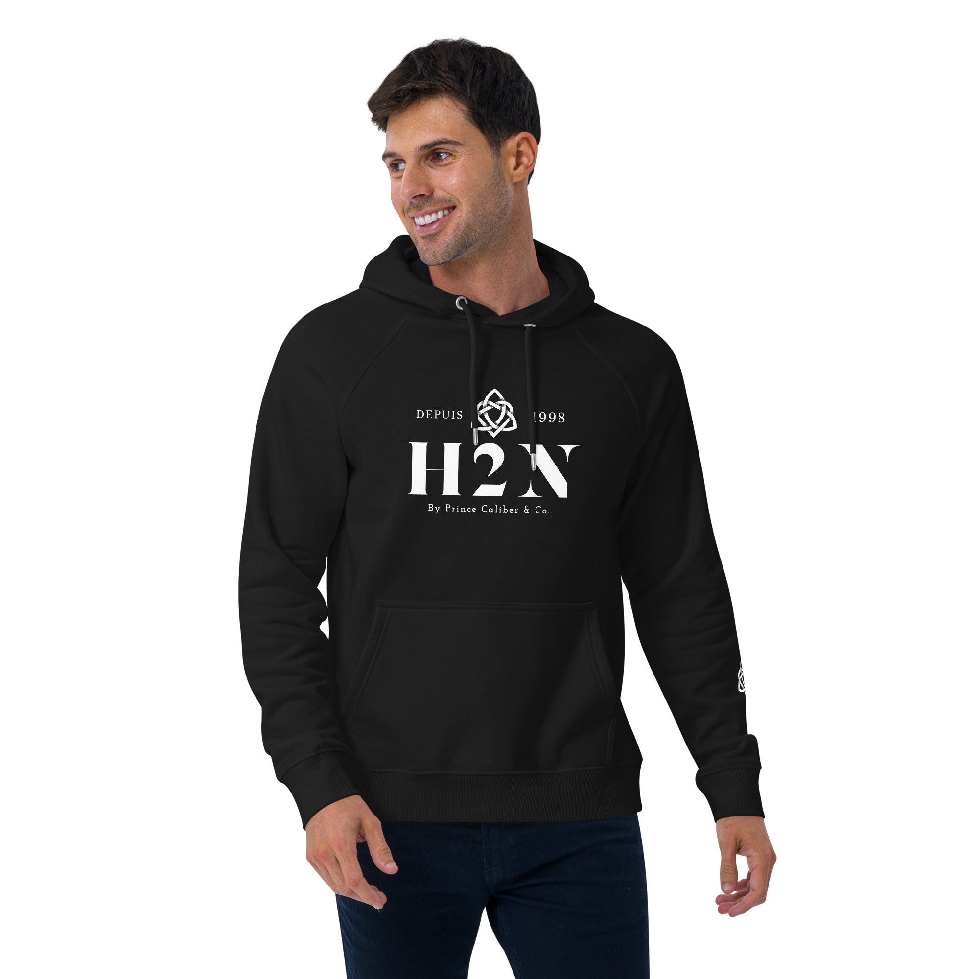 Men's eco raglan hoodie