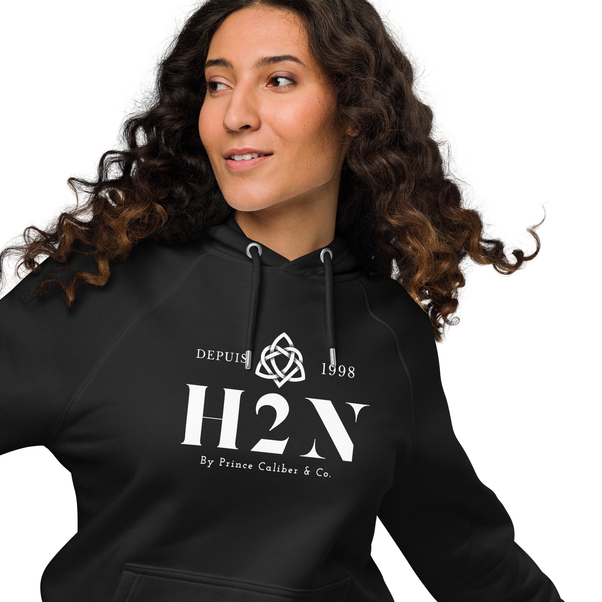 Women's eco raglan hoodie
