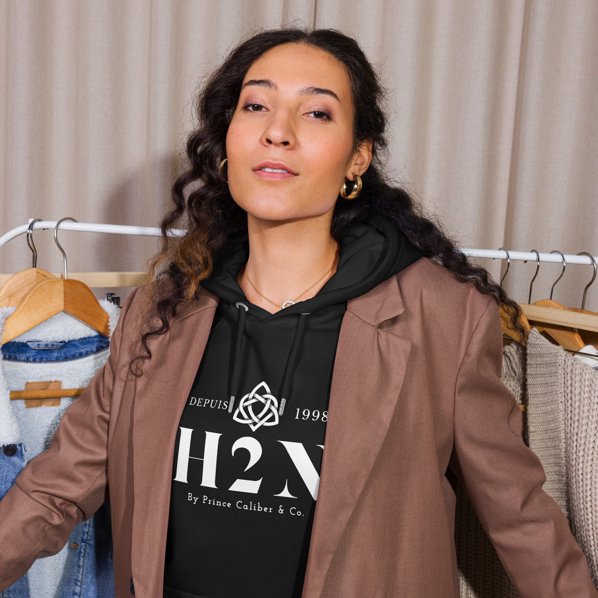 Women's eco raglan hoodie