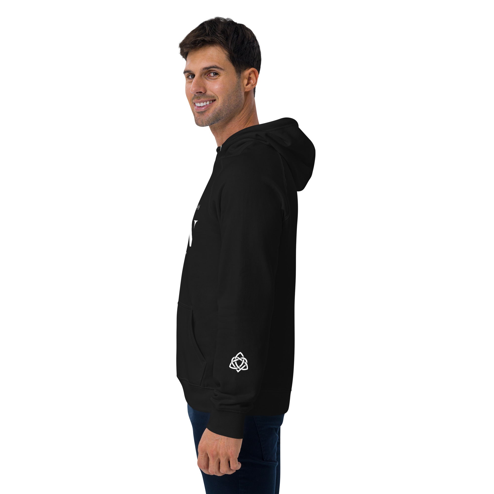 Men's eco raglan hoodie