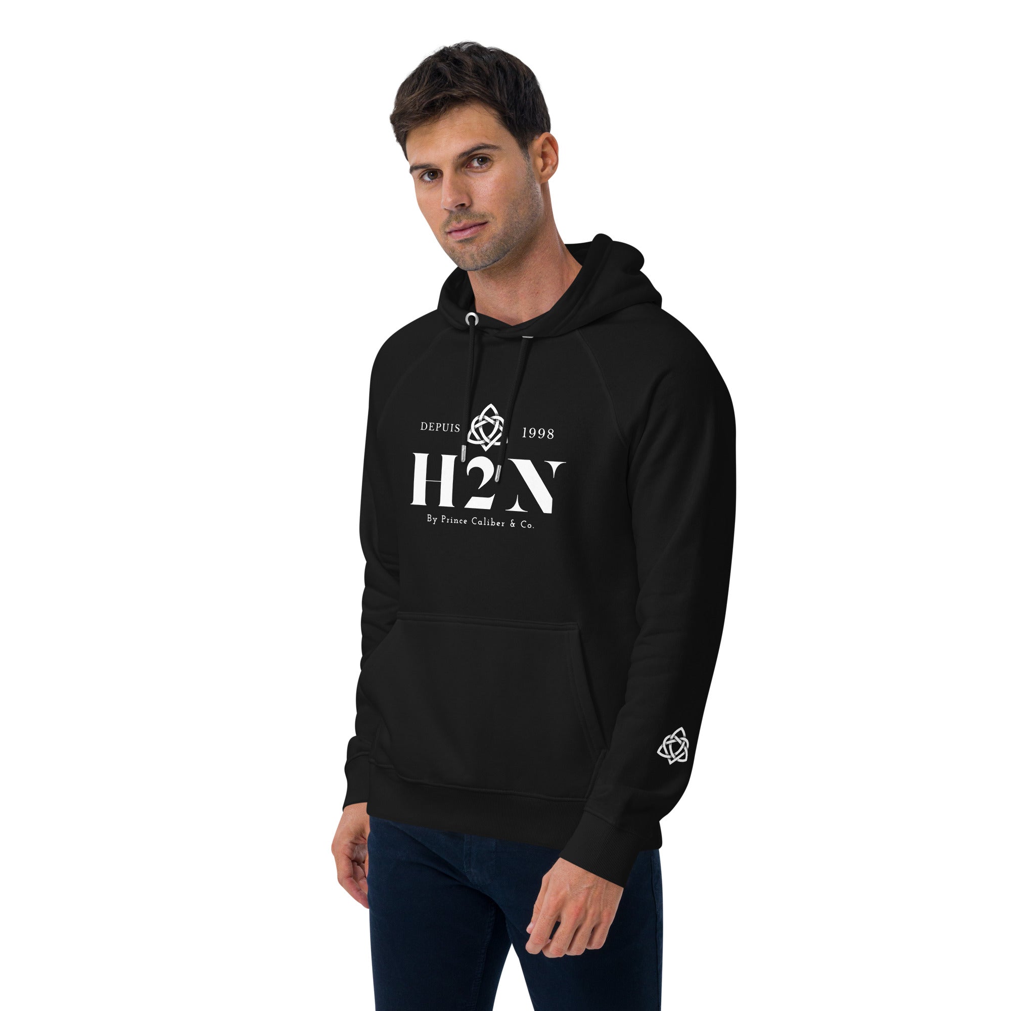 Men's eco raglan hoodie