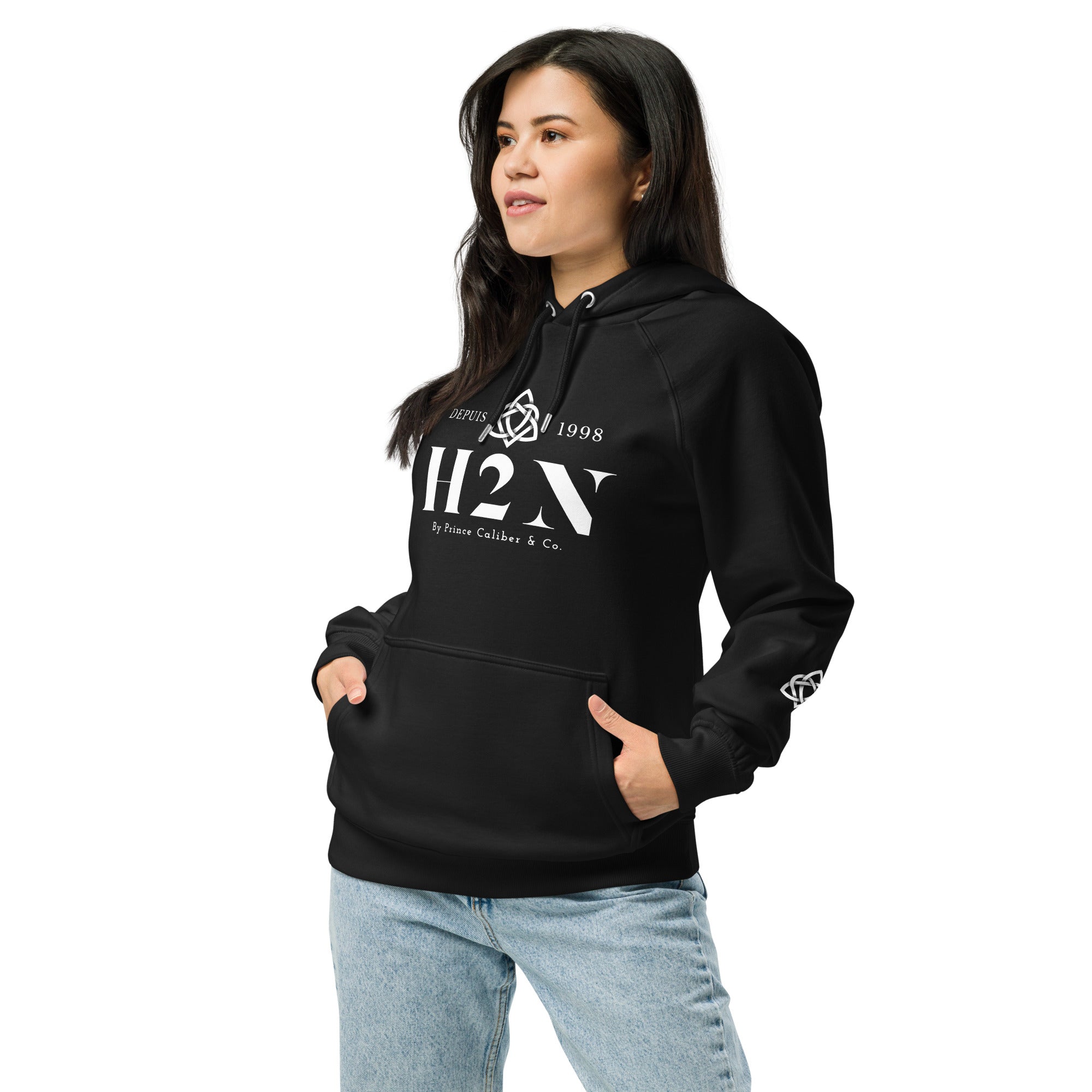 Women's eco raglan hoodie