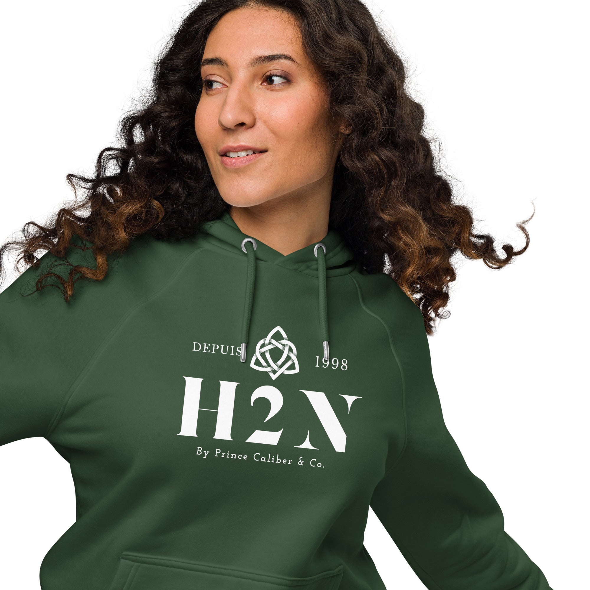 Women's eco raglan hoodie