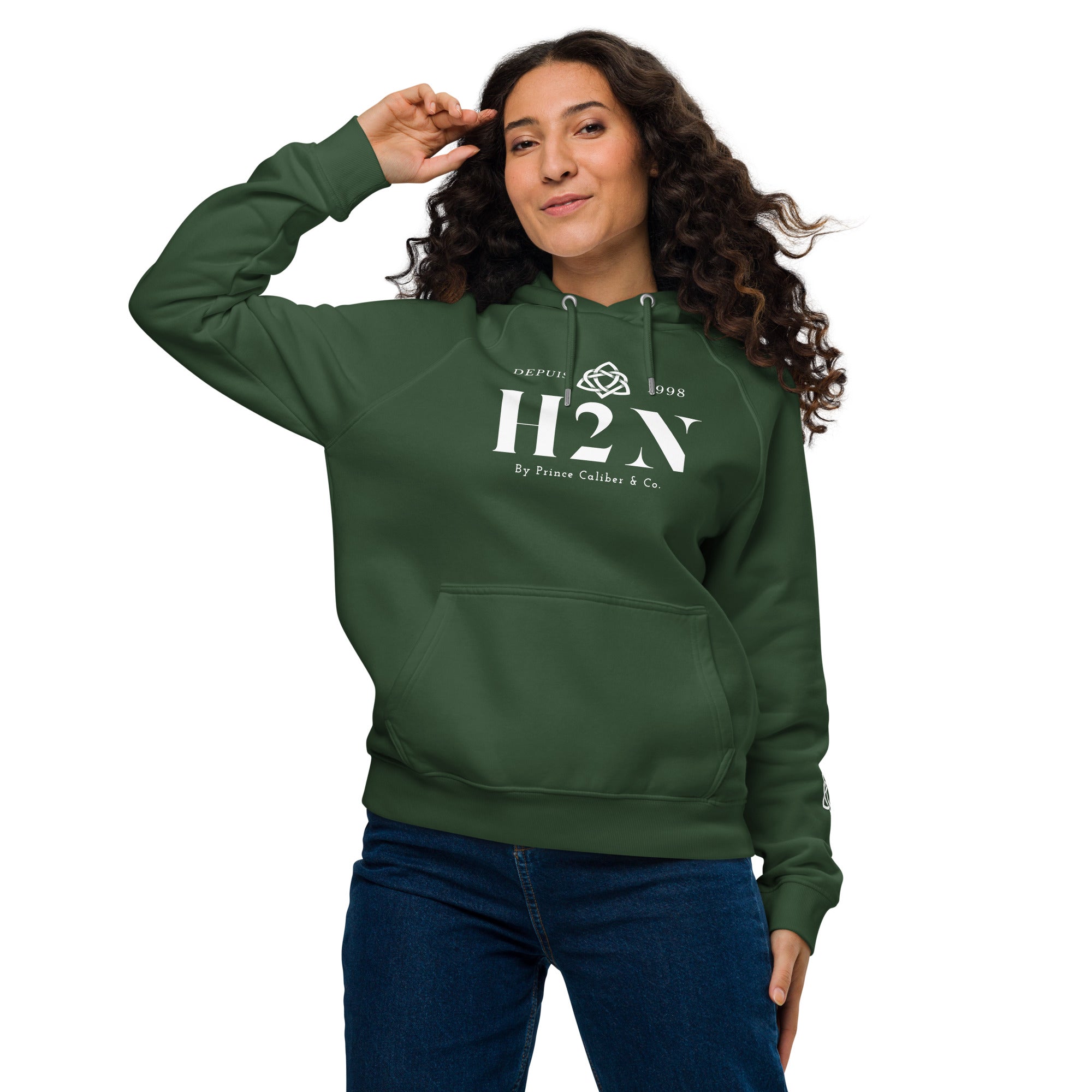 Women's eco raglan hoodie