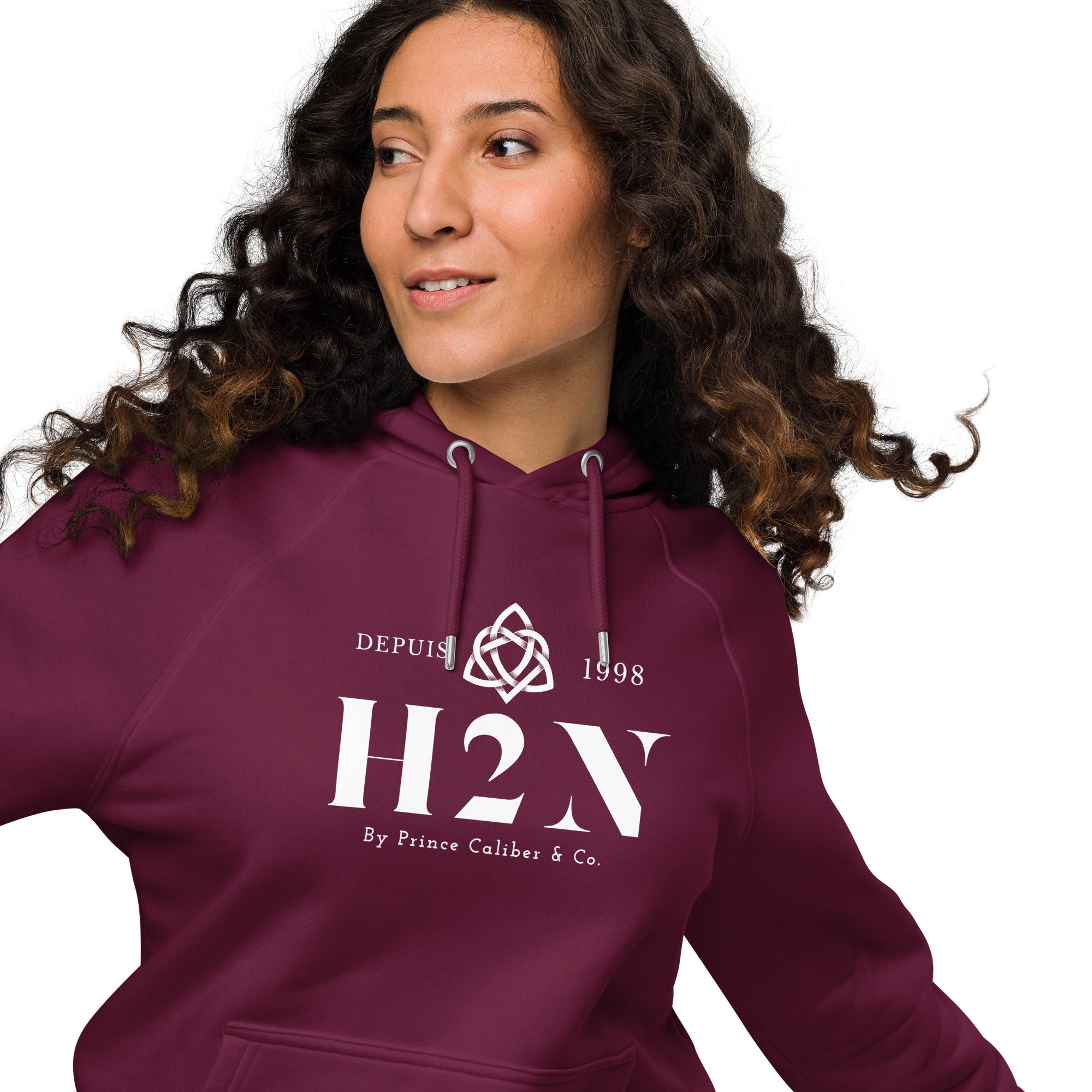 Women's eco raglan hoodie