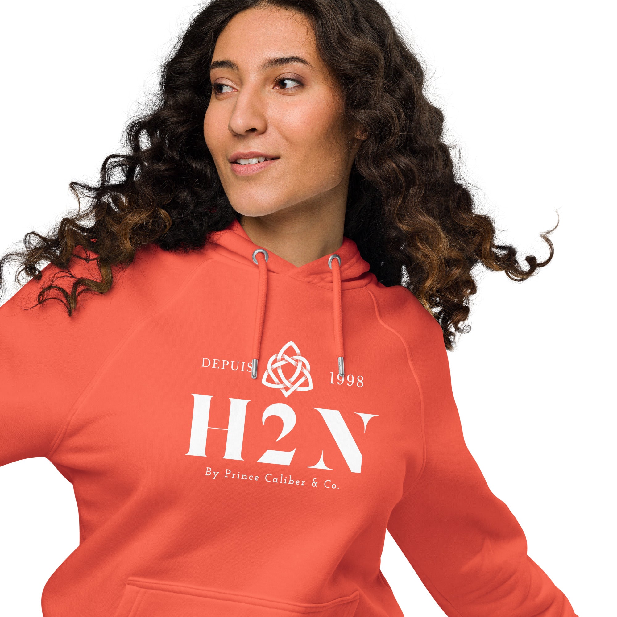Women's eco raglan hoodie