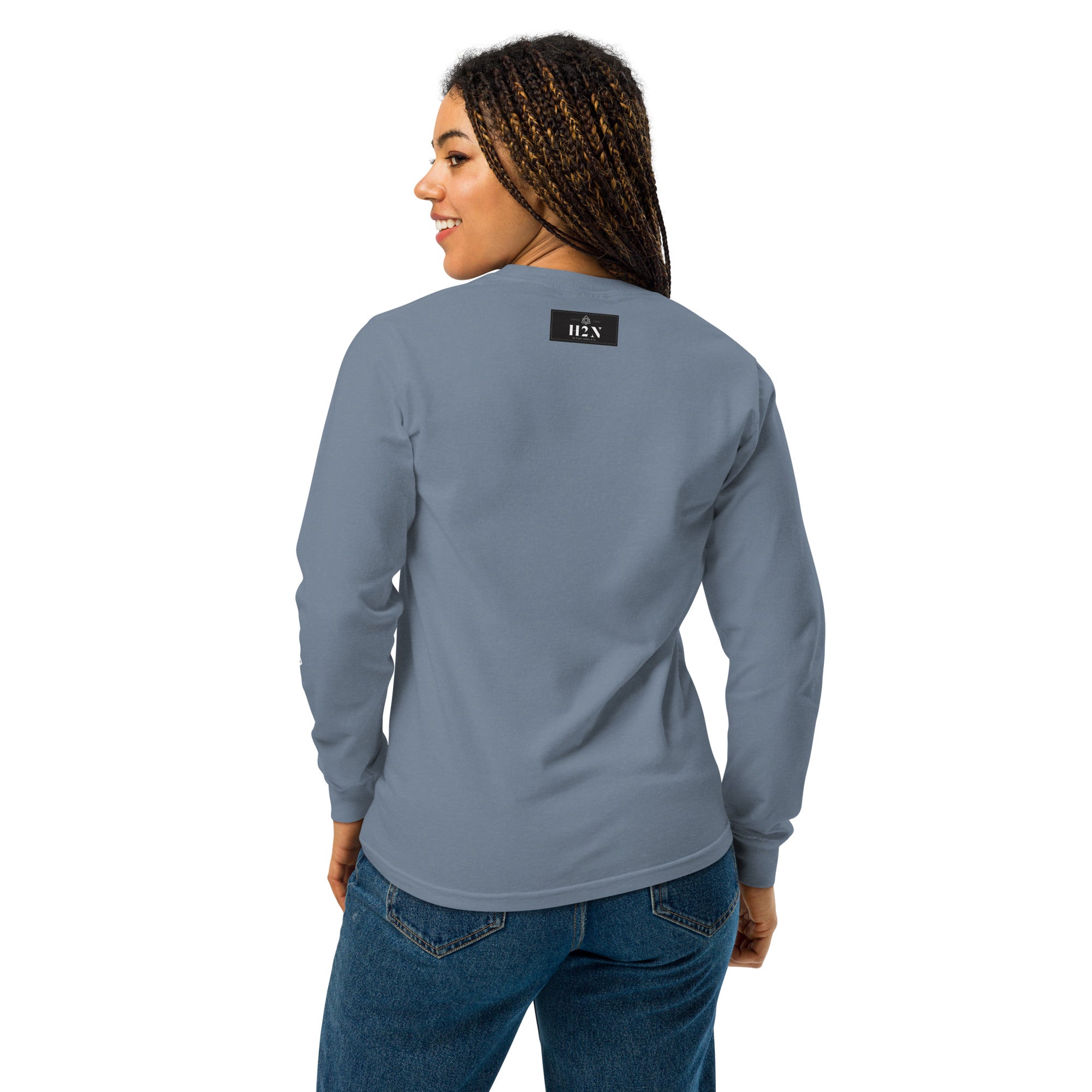 Elegance is the only beauty that never fades heavyweight long-sleeve shirt