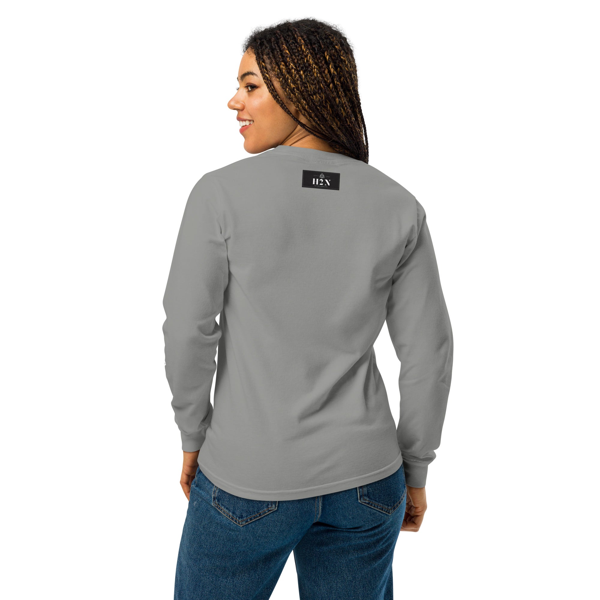 Elegance is the only beauty that never fades heavyweight long-sleeve shirt