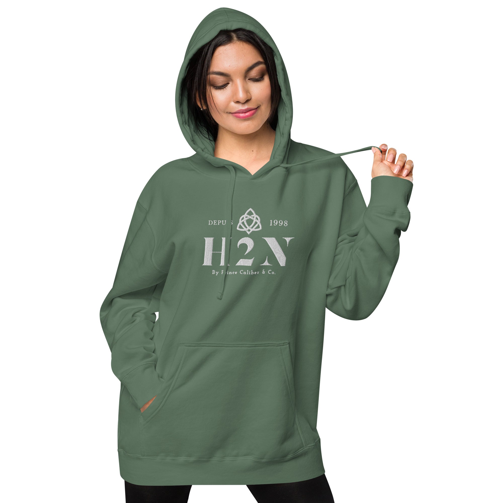 Women's pigment-dyed hoodie