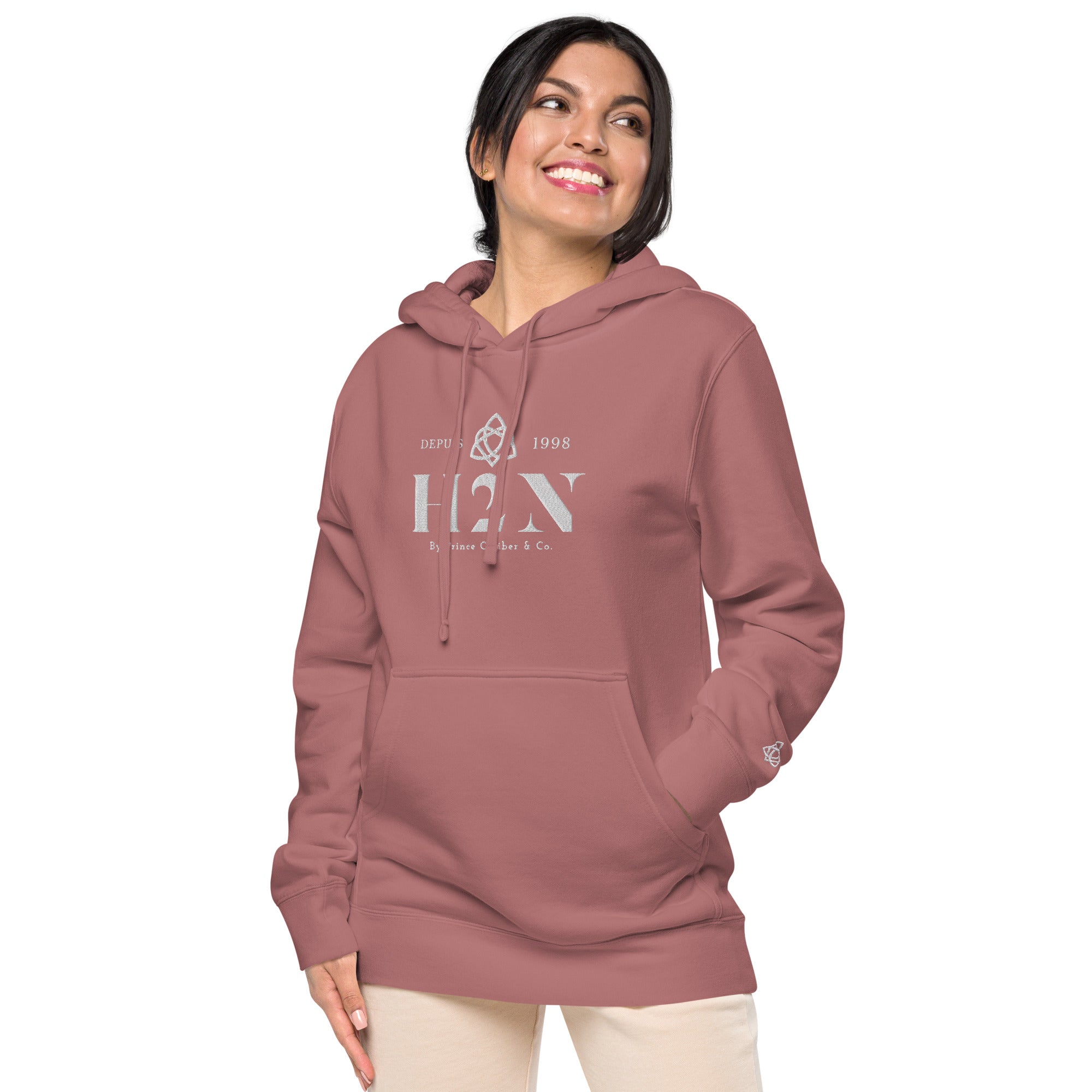 Women's pigment-dyed hoodie