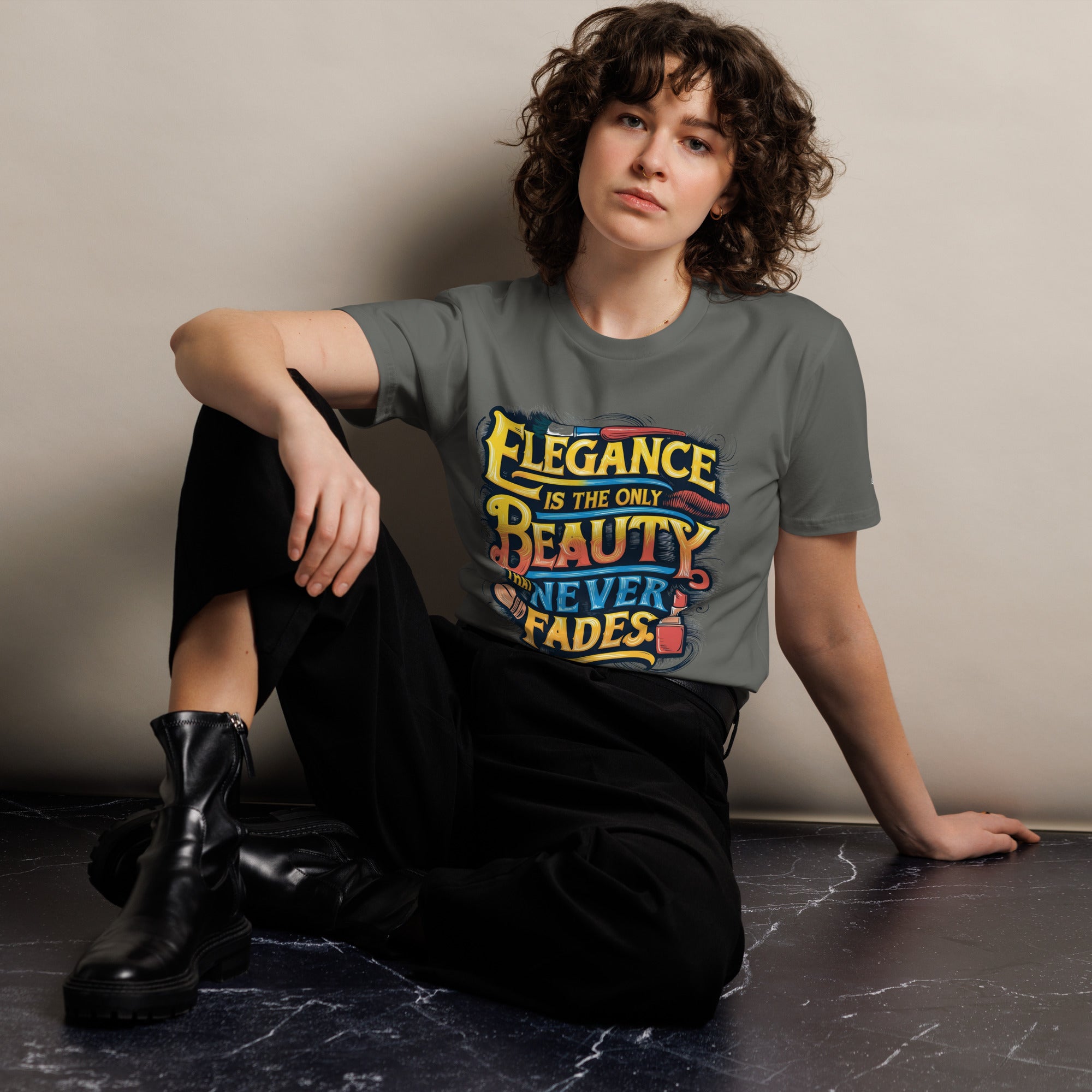 Elegance is the only beauty that never fades t-shirt